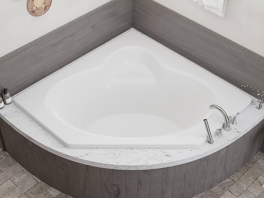 a♡ Exhibit 7232 IFS AFR Acrylic Alcove Left-Hand Drain Bathtub